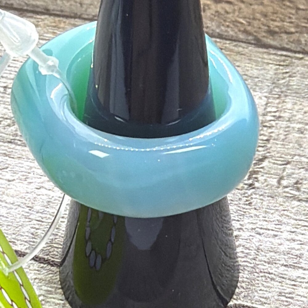 Retired Chloe Laclau Rio Resin Dome Ring 2008 Deadstock NWT Sz 9 Boutique Brazil - Picture 7 of 16